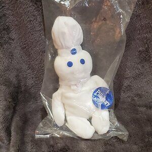 Vintage Pillsbury Doughboy Beanie Baby Plush 1997 Beanbag 8” Sealed